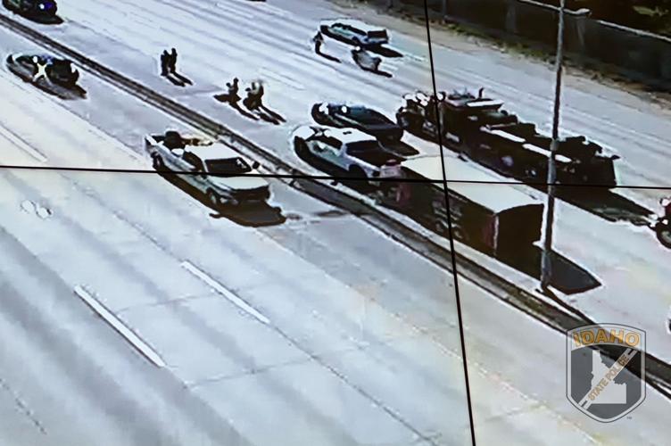 Nine-vehicle crash injures four people, shuts down Interstate 84 ...