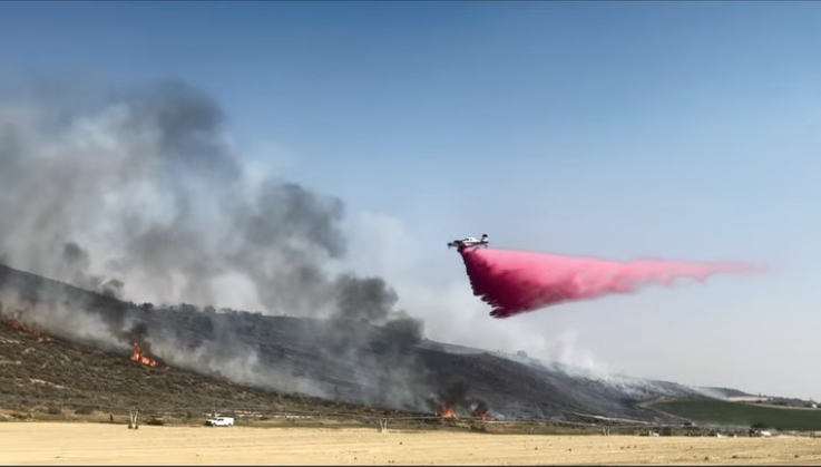 Byrne Side Fire erupts in Madison County not far from Big Rock Fire