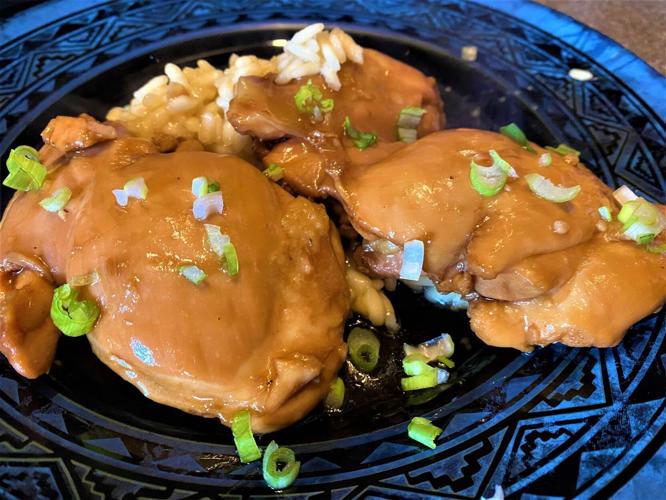 Belle’s Sweet and Tangy Glazed Chicken Thighs