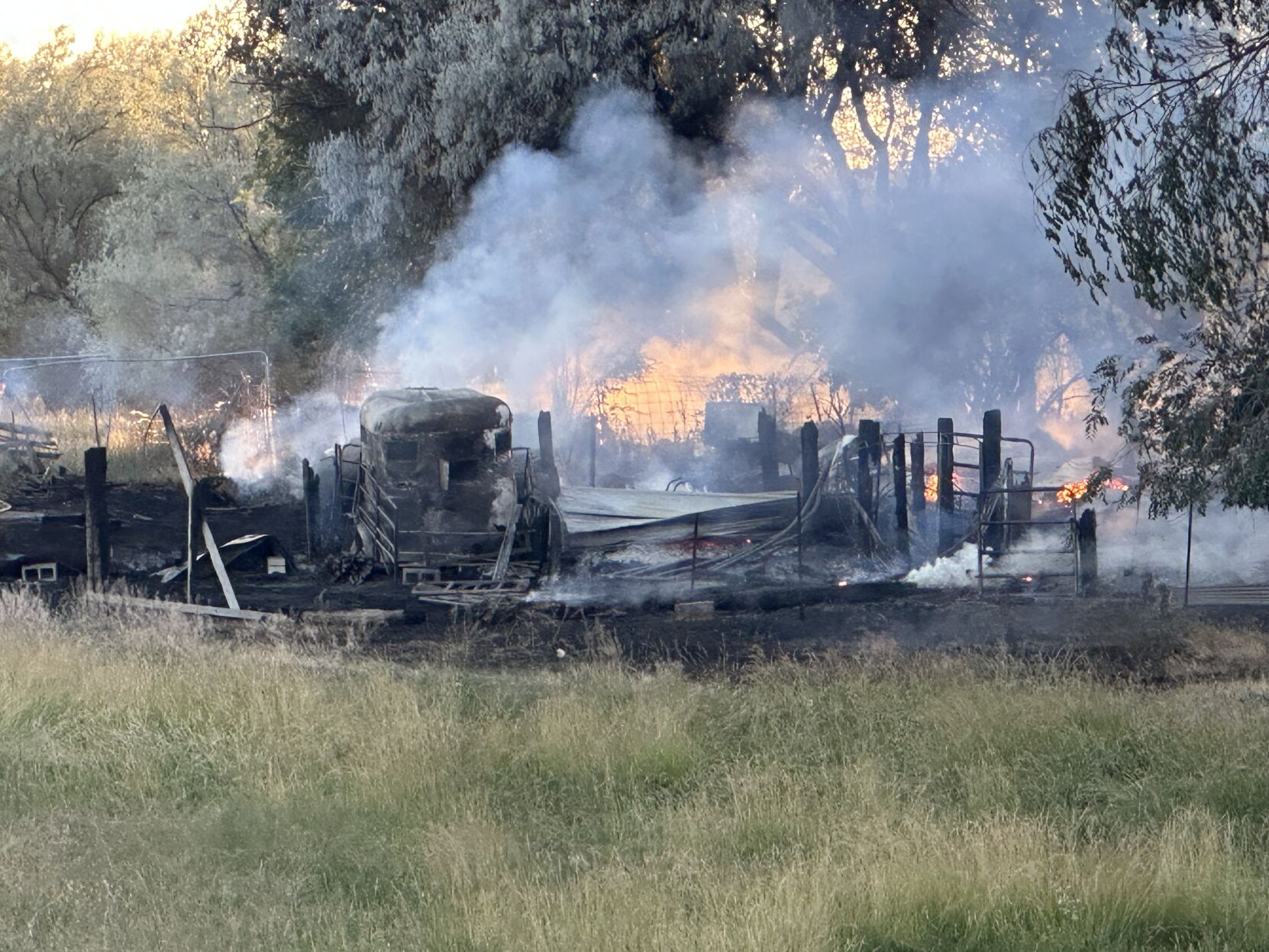 Brush Fire That Began As Controlled Burn Destroys House And Several ...