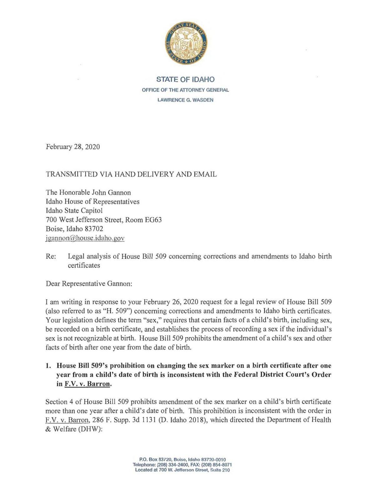Hb 509 Analysis Idahostatejournal Com