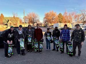 Skate Idaho donates 29 skateboards to local youth through holiday partnerships