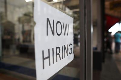 Now hiring sign
