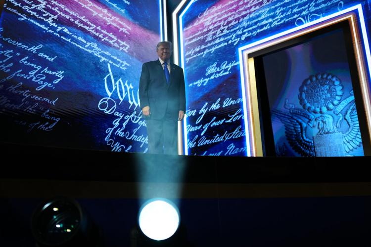 Trump takes center stage at Republicans’ first midterm convention