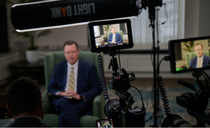 New Apostle Elder Gilbert meets with the media