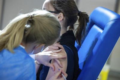 COVID-19 vaccine file photo stock image