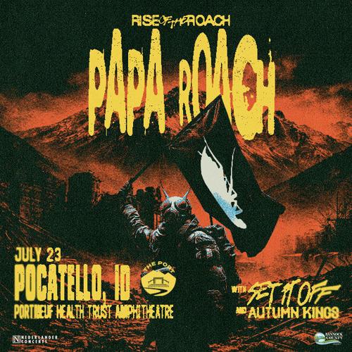 Papa Roach flyer