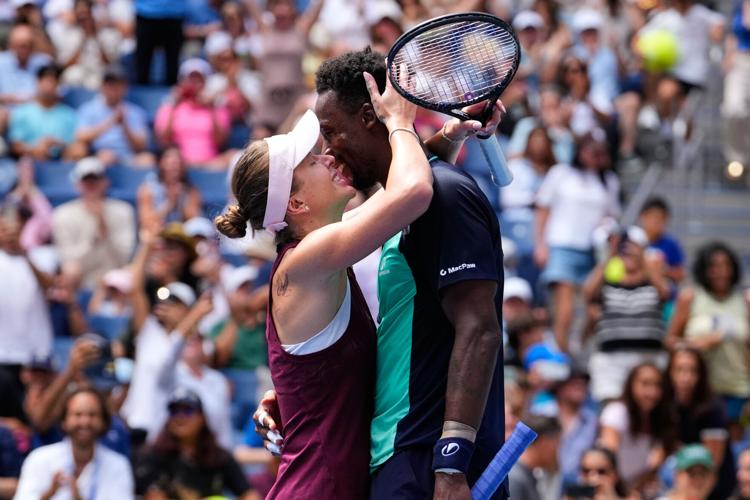 Top tennis stars team up for the U.S. Open mixed doubles tournament, in photos