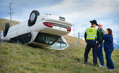 I-15 rollover