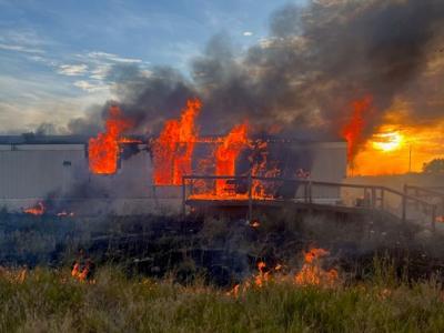 Fort Hall fire