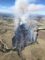 Evacuations underway as two blazes burn in East Idaho