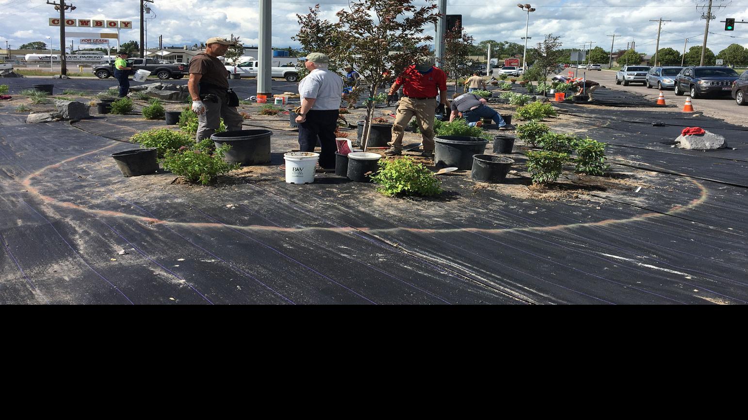 Freshly Placed Plants Flowers To Transform Eyesore Intersection In Pocatello Come Spring Local Idahostatejournal Com