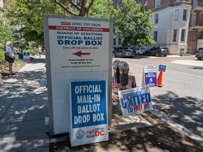 Election drop-off D.C.