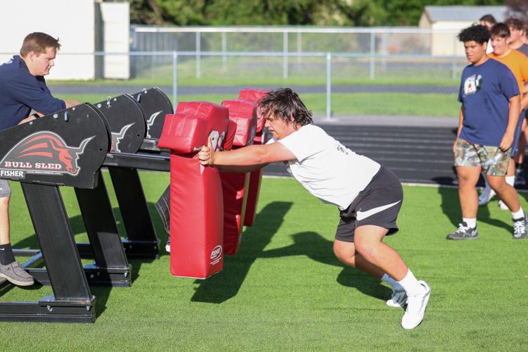 Photos of the Pocatello High School Thunder football team on the