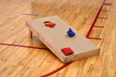 Corn hole stock image