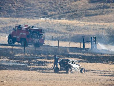 Wildfire near Pebble Creek