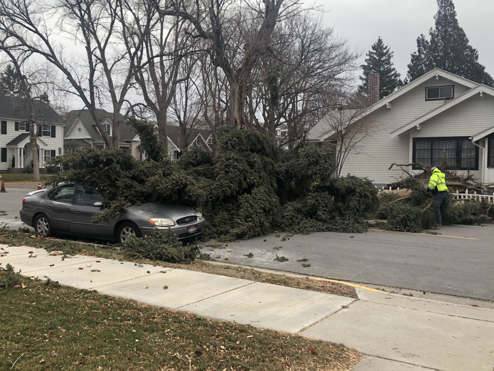 TURBULENT TUESDAY: Destructive winds inflict major damage on