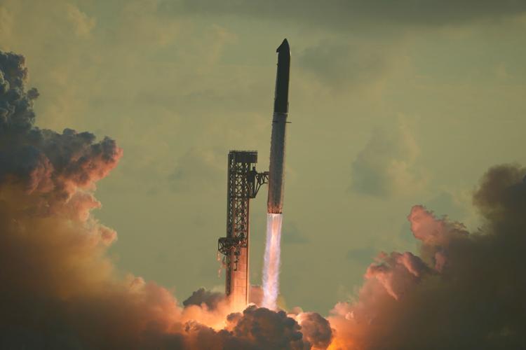 APTOPIX SpaceX Starship Launch
