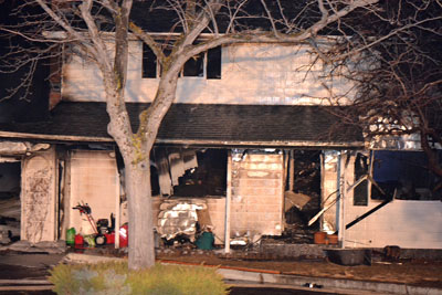 Johnny Creek house fire