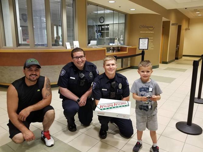 Citizen with MPD Officers