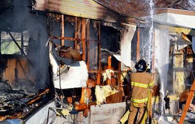 S. Fifth mobile home fire