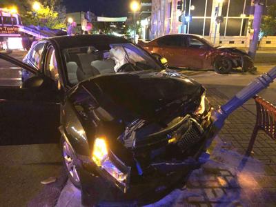 Hit and run crash in Old Town