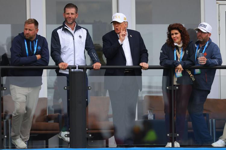 Photos show President Trump's visit to Ireland that combines work and pleasure