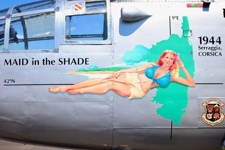 B-25 Bomber "Maid in the Shade"