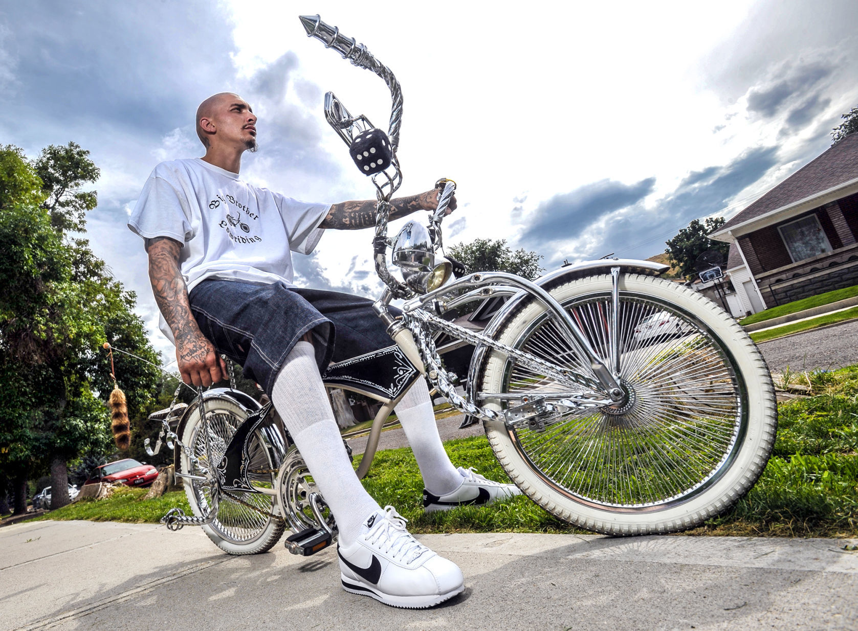 lowrider bike with speakers