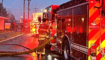Apartment fire