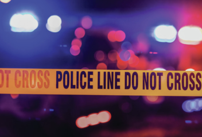 Police sirens crime scene tape (ISJ)