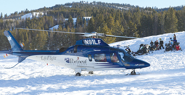 LifeFlight - Injured snowmobiler