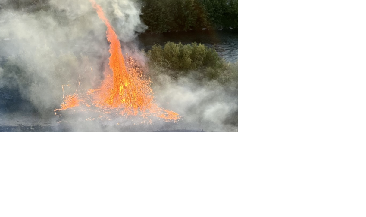 Morgan's Bridge fire