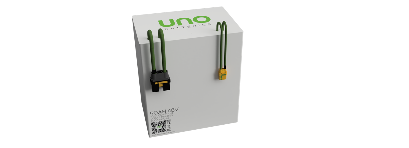 Uno golf car battery