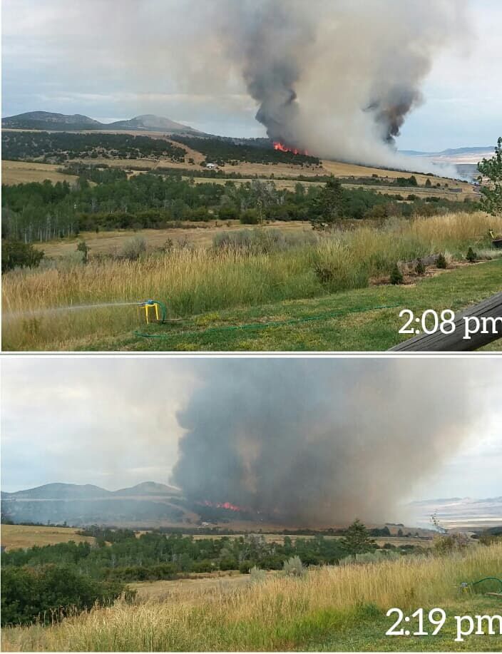 Firefighters making big gains against wildfire burning near Malad