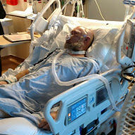 Ray Hanson right after surgery