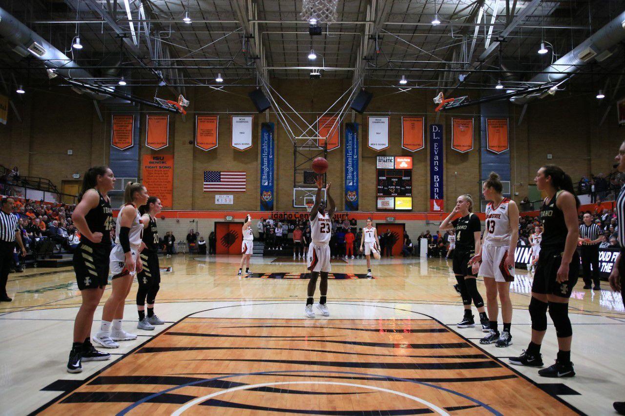 Watch: Idaho State unveils revamped Reed Gym basketball court Preps