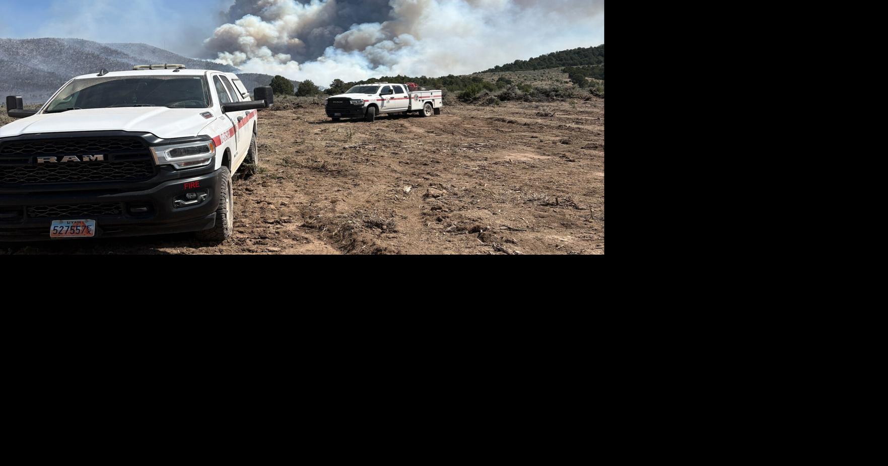 Multiple firefighters killed and injured when overrun by wildfires on the Colorado-Utah border
