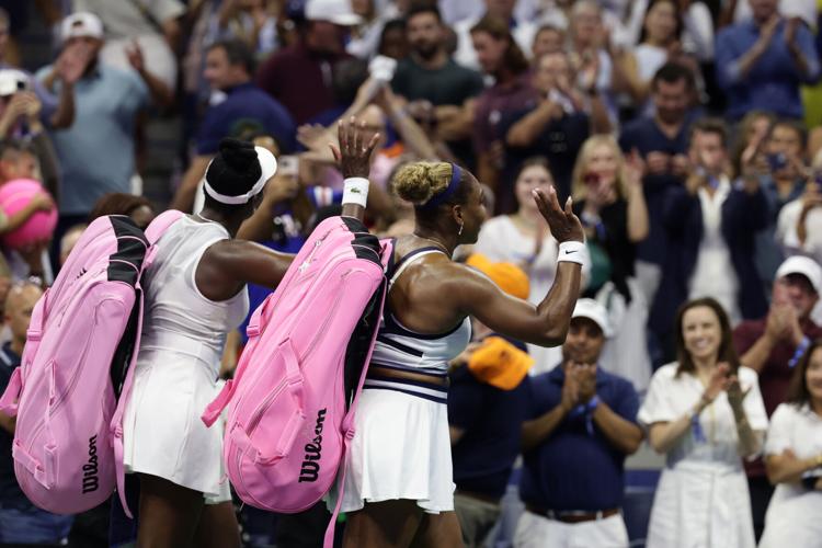 Venus and Serena Williams put on a show in thrilling U.S. Open return, in photos