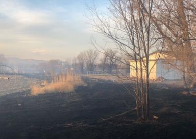 Fort Hall wildfire