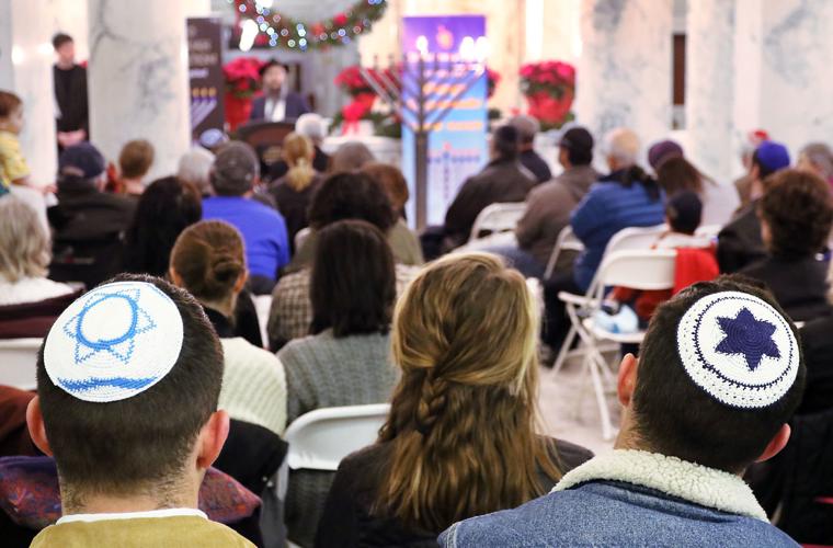 Menorah Lighting at the Idaho State Capitol