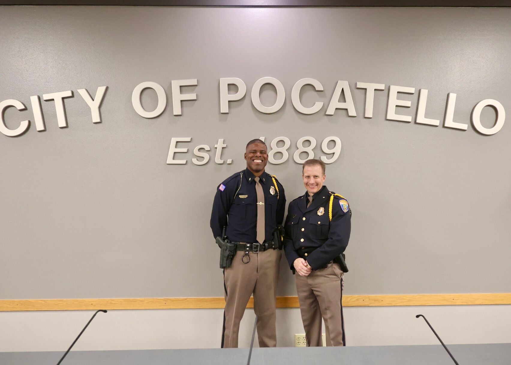 MAKING HISTORY Pocatello Police Department promotes first Black
