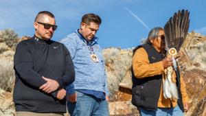 LDS Church works with Northwestern Band of the Shoshone to return sacred petroglyph rock to its proper home along the Idaho-Utah border