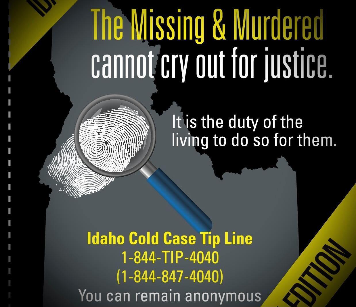 East Idaho Cold Cases Founders Interest In Unsolved Homicides And