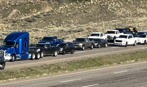 Wrecks, road construction result in massive delaye on Interstate 15 southbound between Pocatello and Utah border