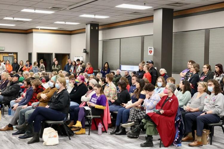 Drag queen reading program supporters, opponents present views at