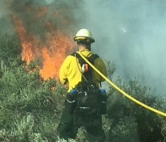 Fire near Dubois