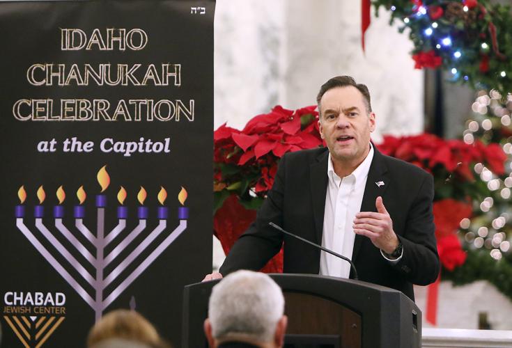 Menorah Lighting at the Idaho State Capitol