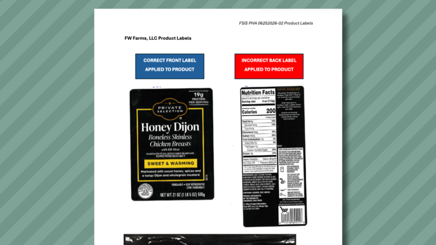 Chicken Recall