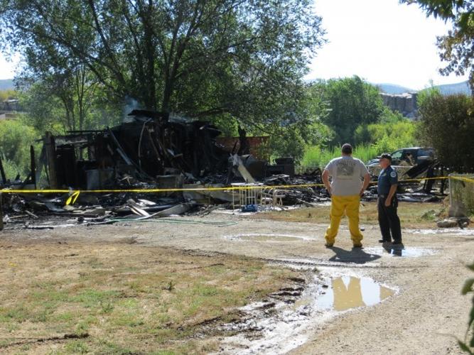 No One Injured When Flames Erupted and Destroyed a House in Inkom